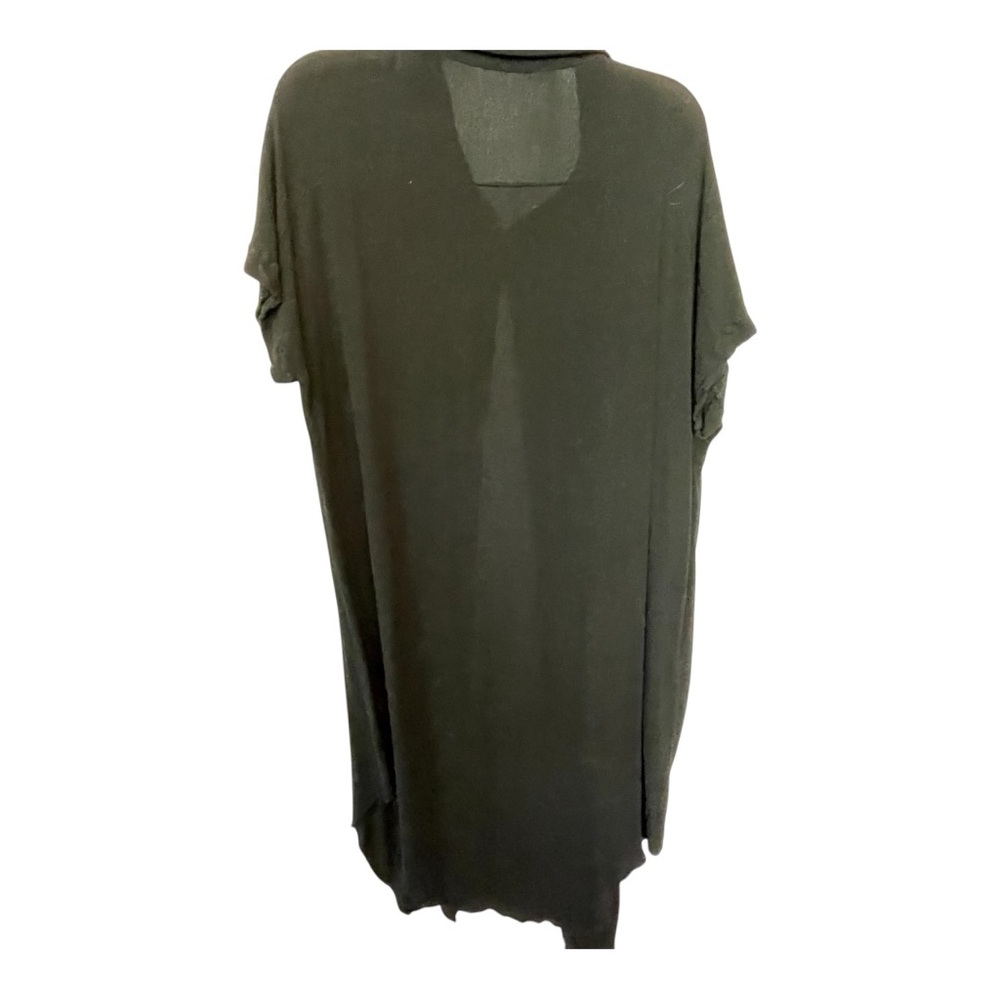 Black Button-Down coverup - Picture 2 of 4